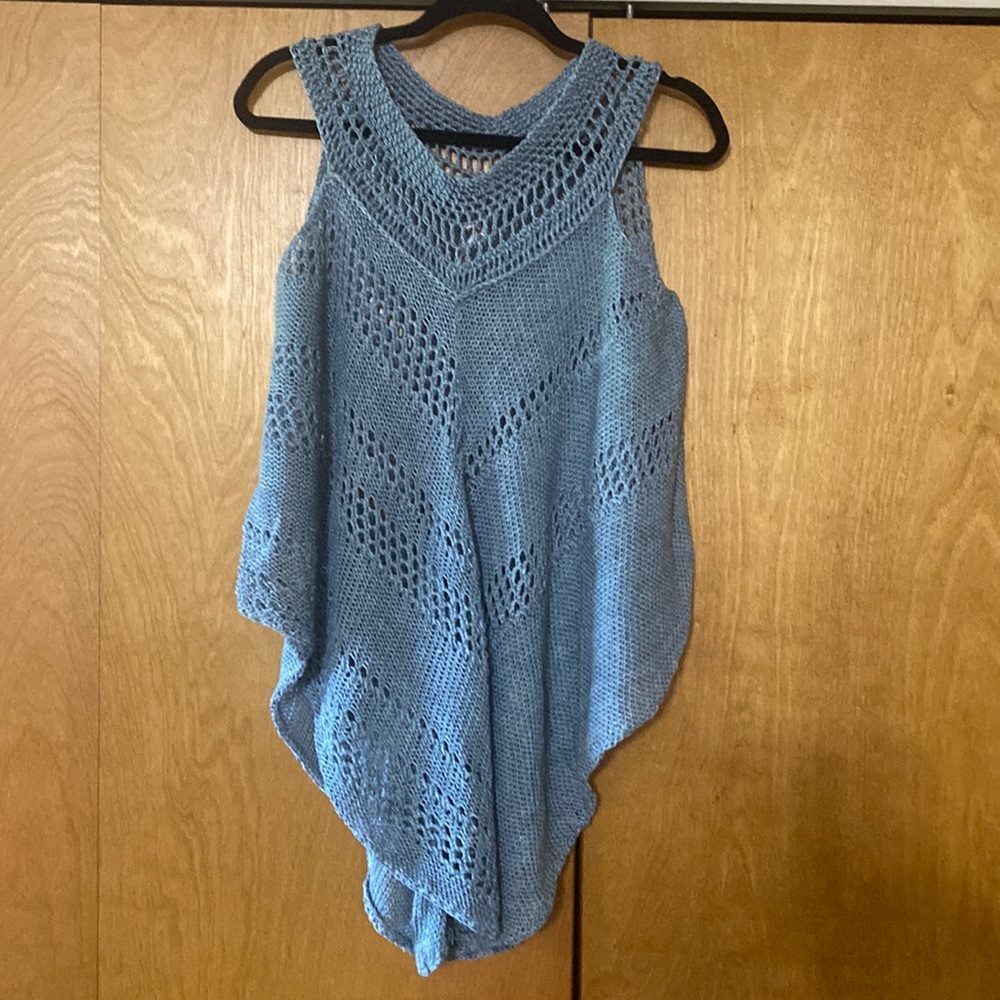 Free People Crochet Sweater Tank